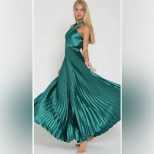 Elegant Teal Maxi Dress